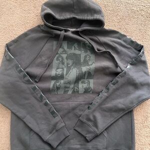 Taylor Swift The Eras Tour Gray Concert Merch Hoodie Size Medium fit To large